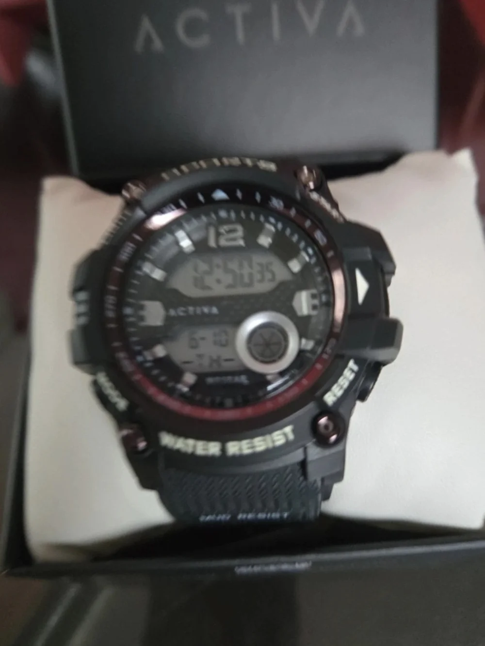 ACW533-001 Activa X By Invicta Black Digital  Essentials Unisex Black Watch